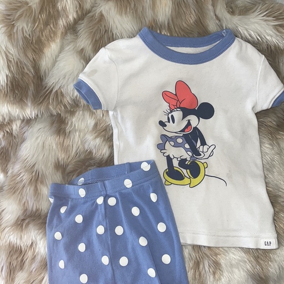2for$20❤️Disney Minnie baby 👧🏻 Gap PJs - Picture 7 of 12